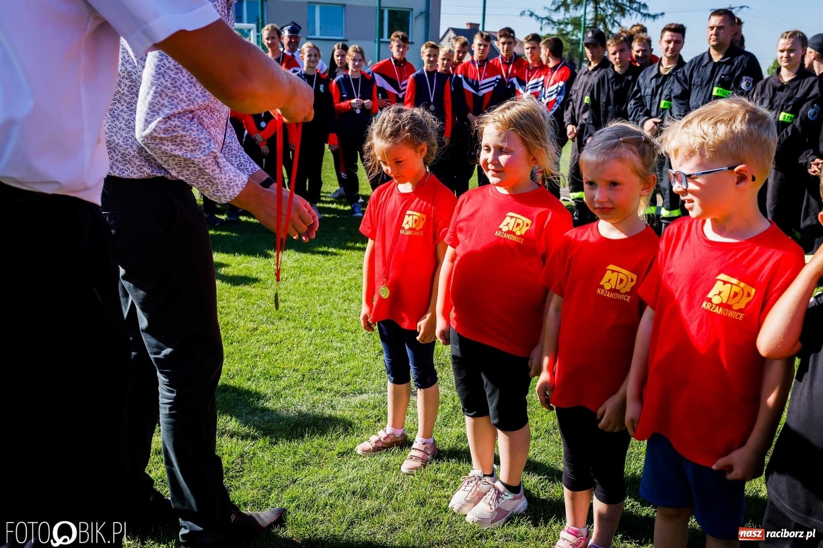 Zdjęcie w galerii na portalu naszraciborz.pl: Gminne zawody OSP. Trzy trofea dla Krzanowic, jedno dla Borucina [FOTO i WIDEO] wiadomości z regionu