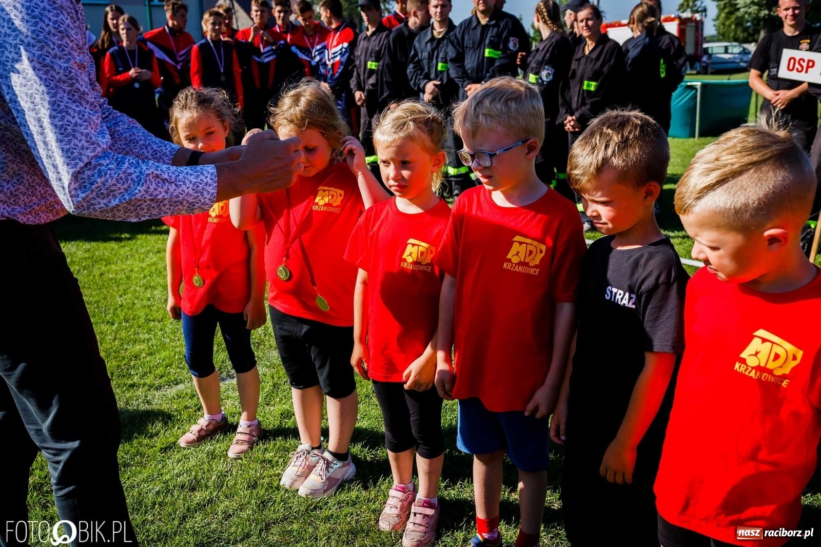 Zdjęcie w galerii na portalu naszraciborz.pl: Gminne zawody OSP. Trzy trofea dla Krzanowic, jedno dla Borucina [FOTO i WIDEO] wiadomości z regionu