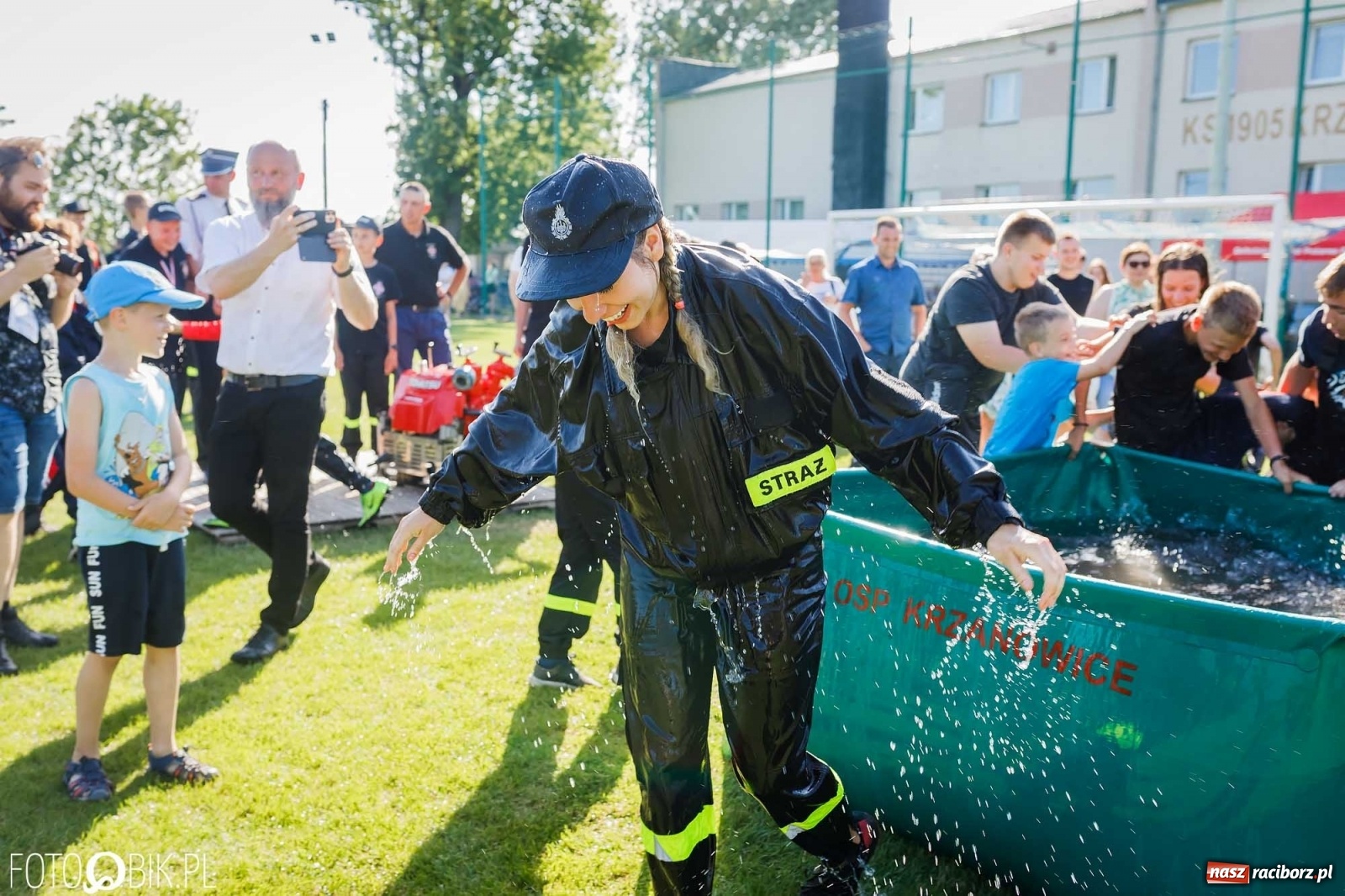 Zdjęcie w galerii na portalu naszraciborz.pl: Gminne zawody OSP. Trzy trofea dla Krzanowic, jedno dla Borucina [FOTO i WIDEO] wiadomości z regionu