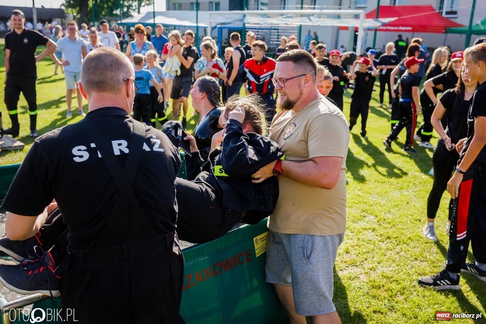 Zdjęcie w galerii na portalu naszraciborz.pl: Gminne zawody OSP. Trzy trofea dla Krzanowic, jedno dla Borucina [FOTO i WIDEO] wiadomości z regionu