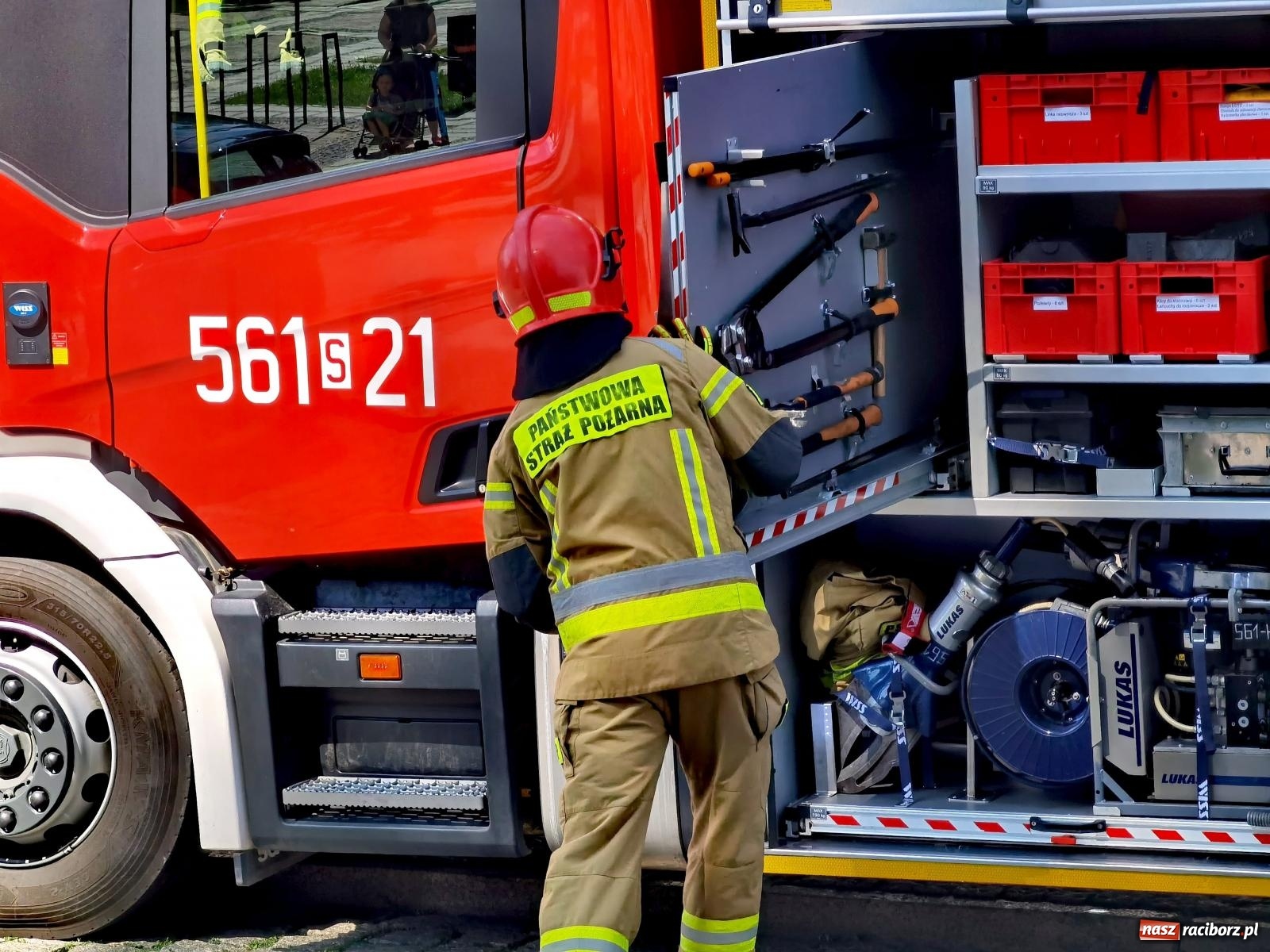 Zdjęcie w galerii na portalu naszraciborz.pl: Smutny finał strażackiej interwencji na Nowej wiadomości z regionu