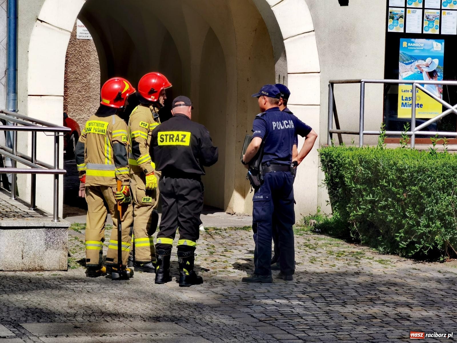 Zdjęcie w galerii na portalu naszraciborz.pl: Smutny finał strażackiej interwencji na Nowej wiadomości z regionu