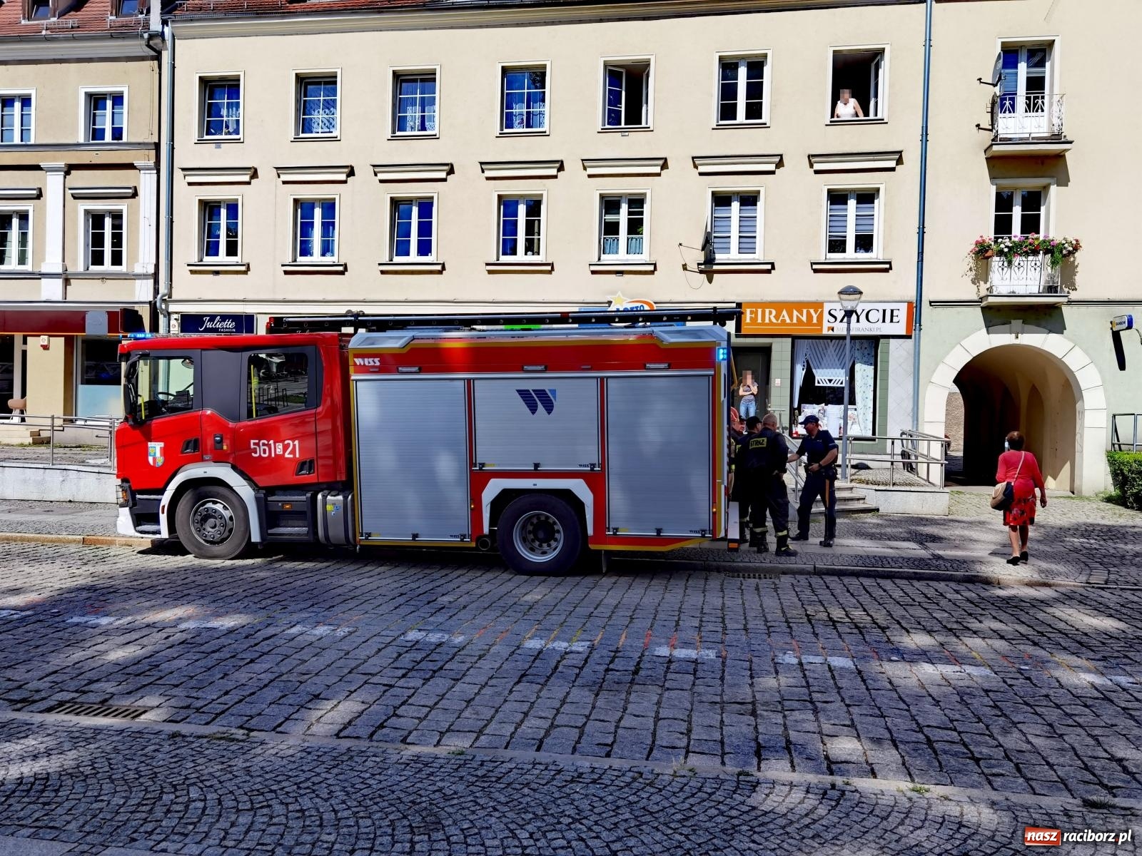Zdjęcie w galerii na portalu naszraciborz.pl: Smutny finał strażackiej interwencji na Nowej wiadomości z regionu