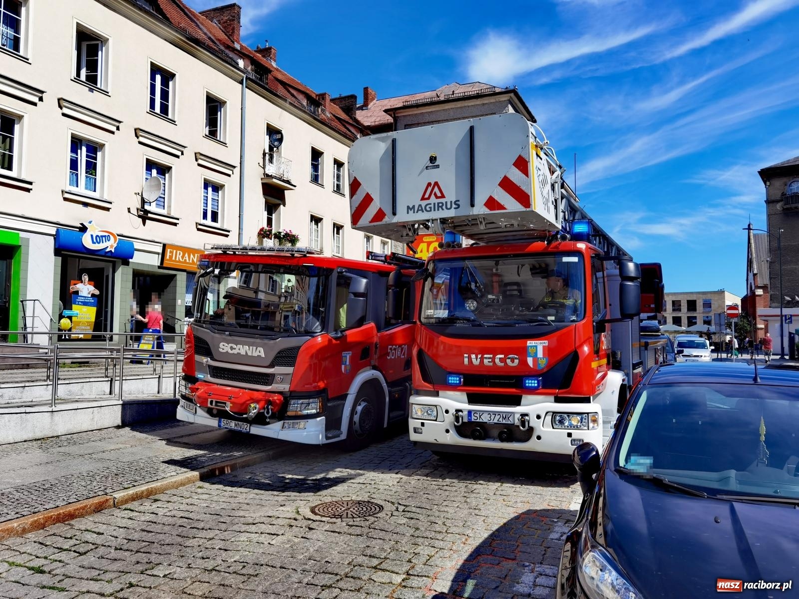 Zdjęcie w galerii na portalu naszraciborz.pl: Smutny finał strażackiej interwencji na Nowej wiadomości z regionu
