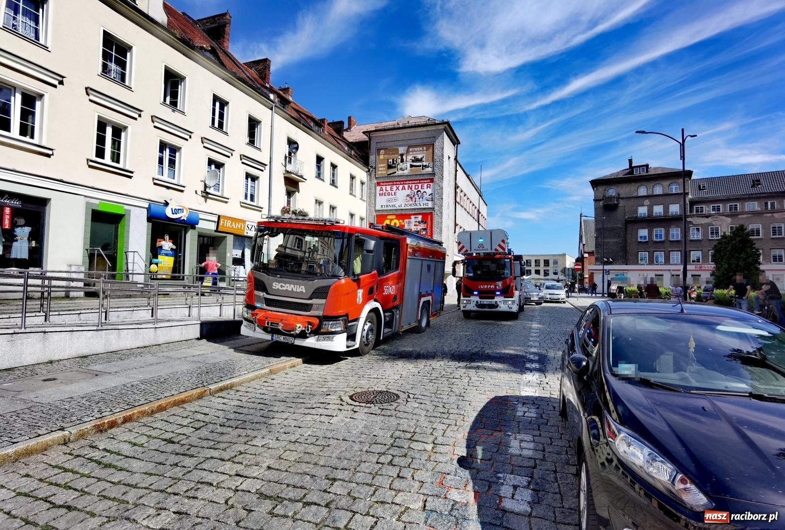 Zdjęcie w galerii na portalu naszraciborz.pl: Smutny finał strażackiej interwencji na Nowej wiadomości z regionu