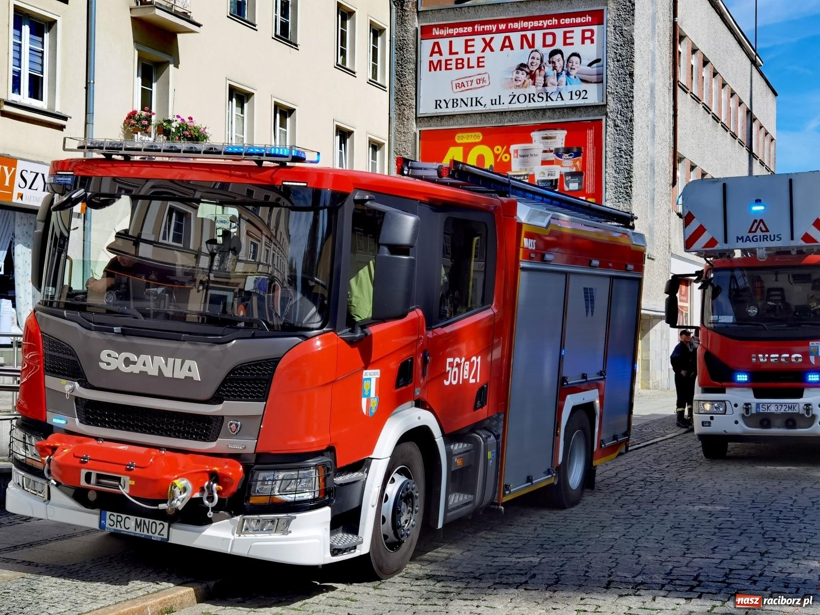 Zdjęcie w galerii na portalu naszraciborz.pl: Smutny finał strażackiej interwencji na Nowej wiadomości z regionu