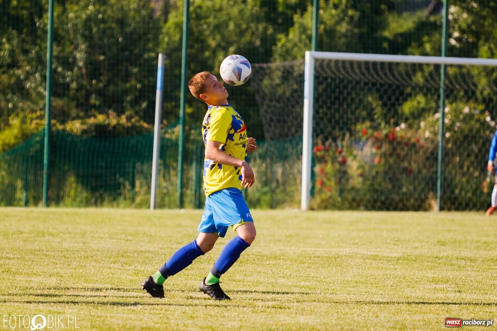 Zdjęcie w galerii na portalu naszraciborz.pl: Barażowa strzelanina w Brzeziu. Pstrążna zmieciona z boiska [FOTO] wiadomości z regionu