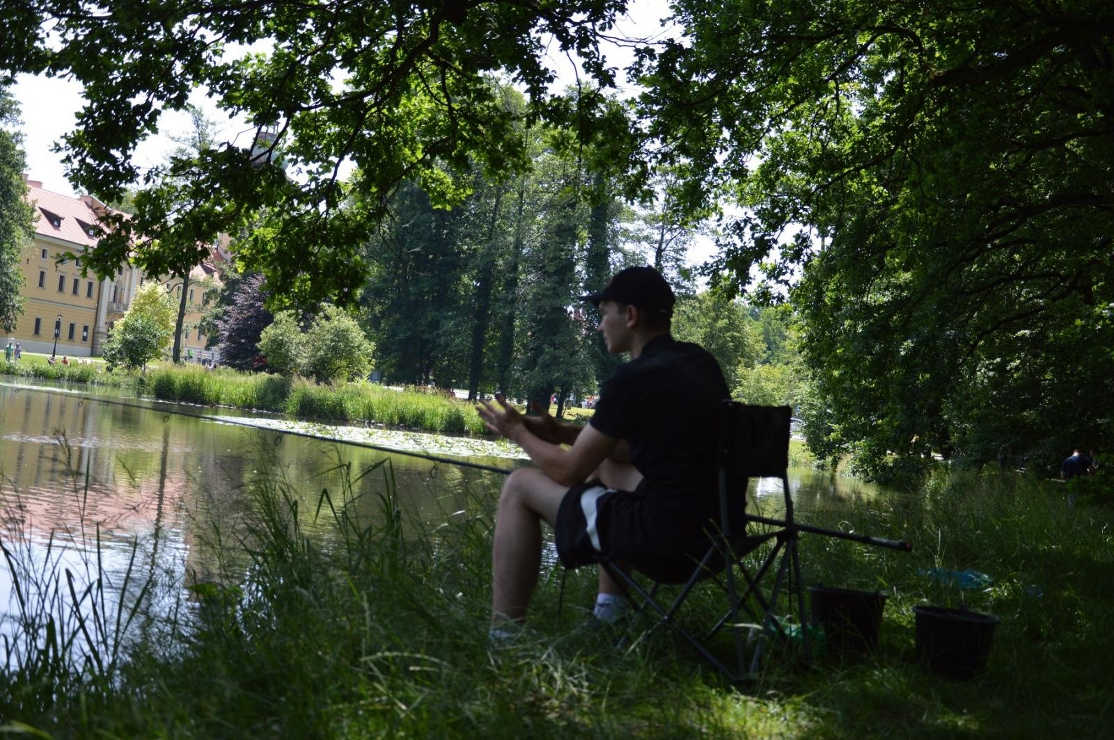 Zdjęcie w galerii na portalu naszraciborz.pl: Wędkarska rywalizacja na klasztornym akwenie [FOTO] wiadomości z regionu