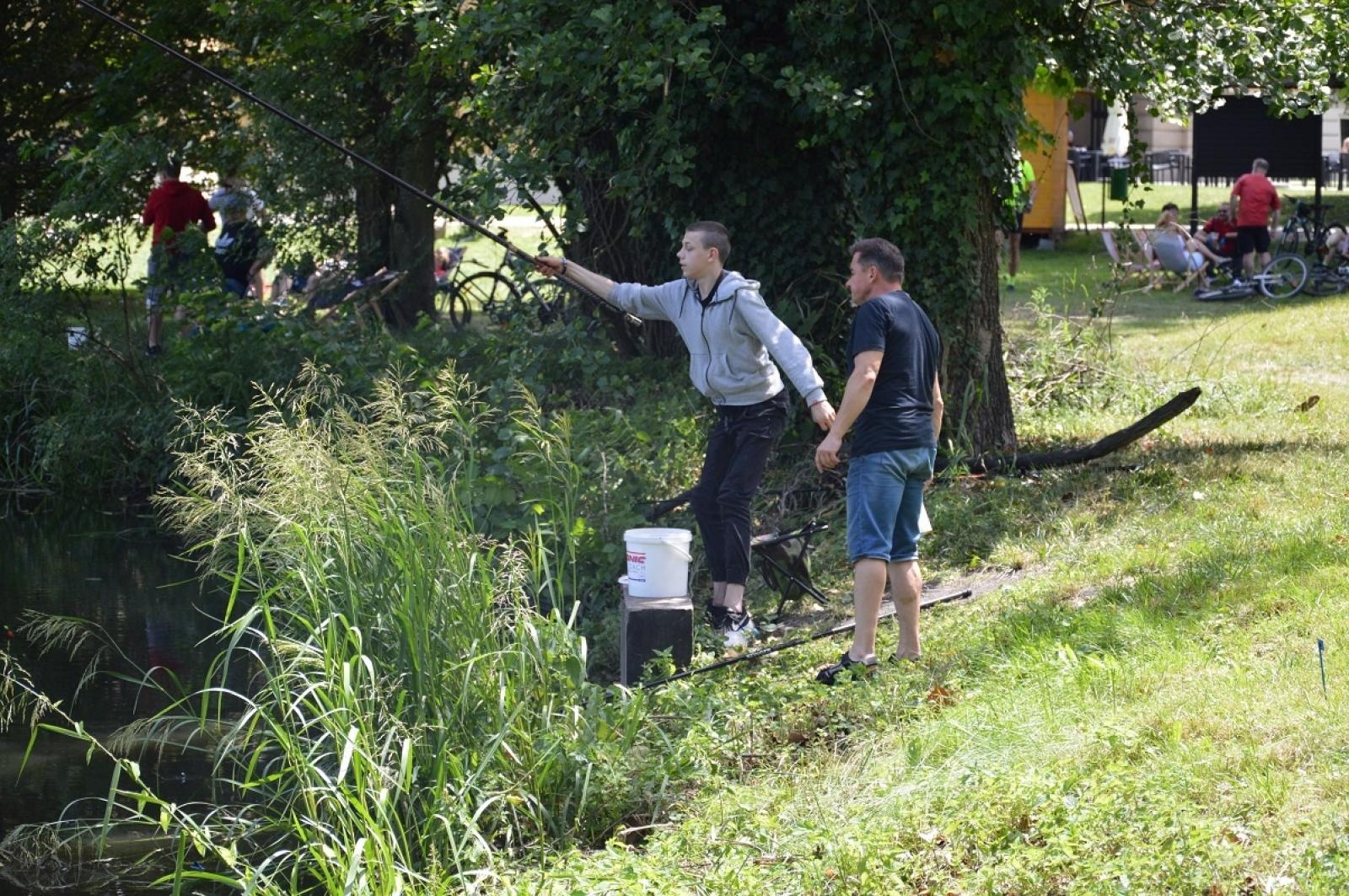Zdjęcie w galerii na portalu naszraciborz.pl: Wędkarska rywalizacja na klasztornym akwenie [FOTO] wiadomości z regionu