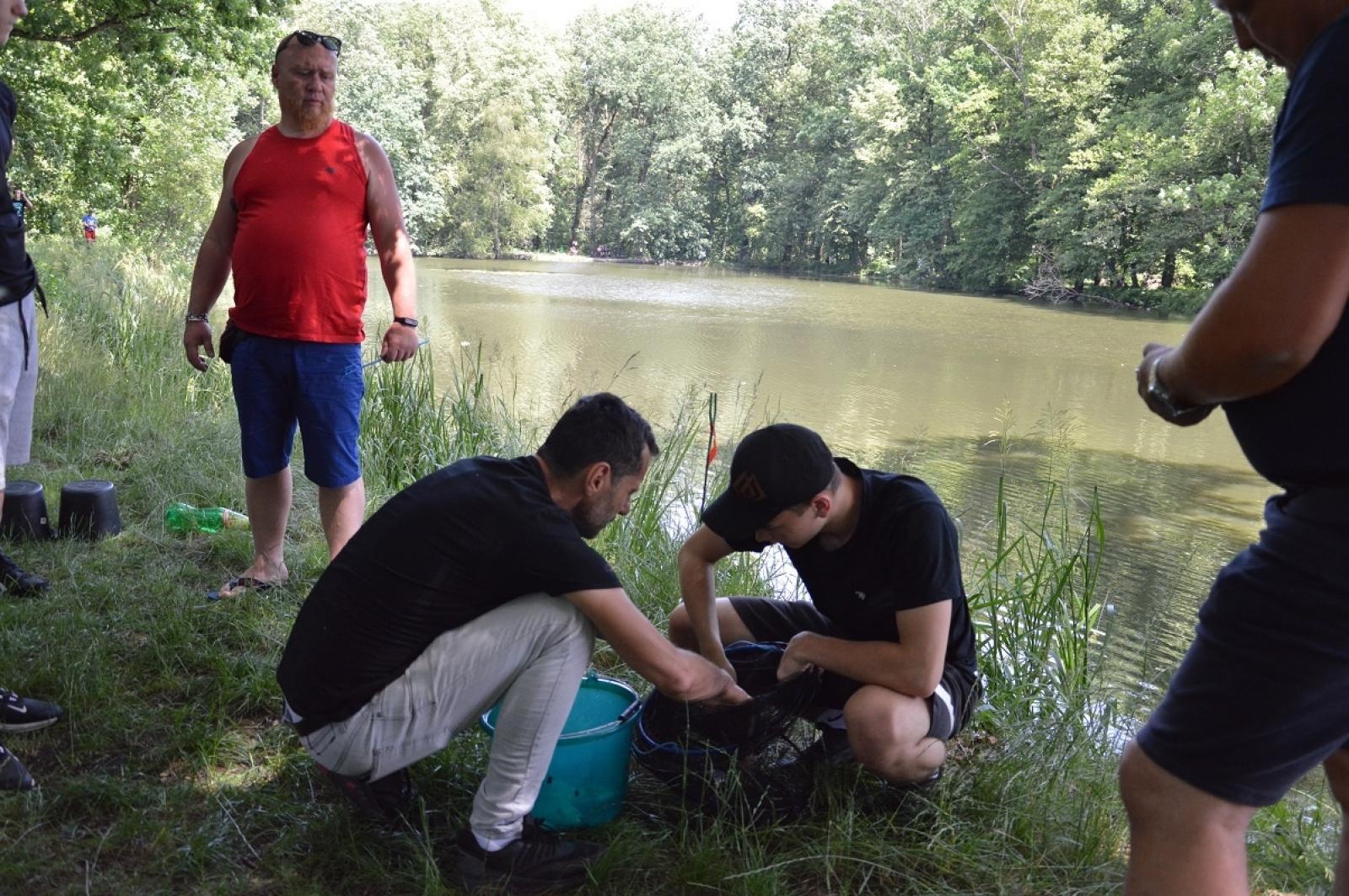 Zdjęcie w galerii na portalu naszraciborz.pl: Wędkarska rywalizacja na klasztornym akwenie [FOTO] wiadomości z regionu