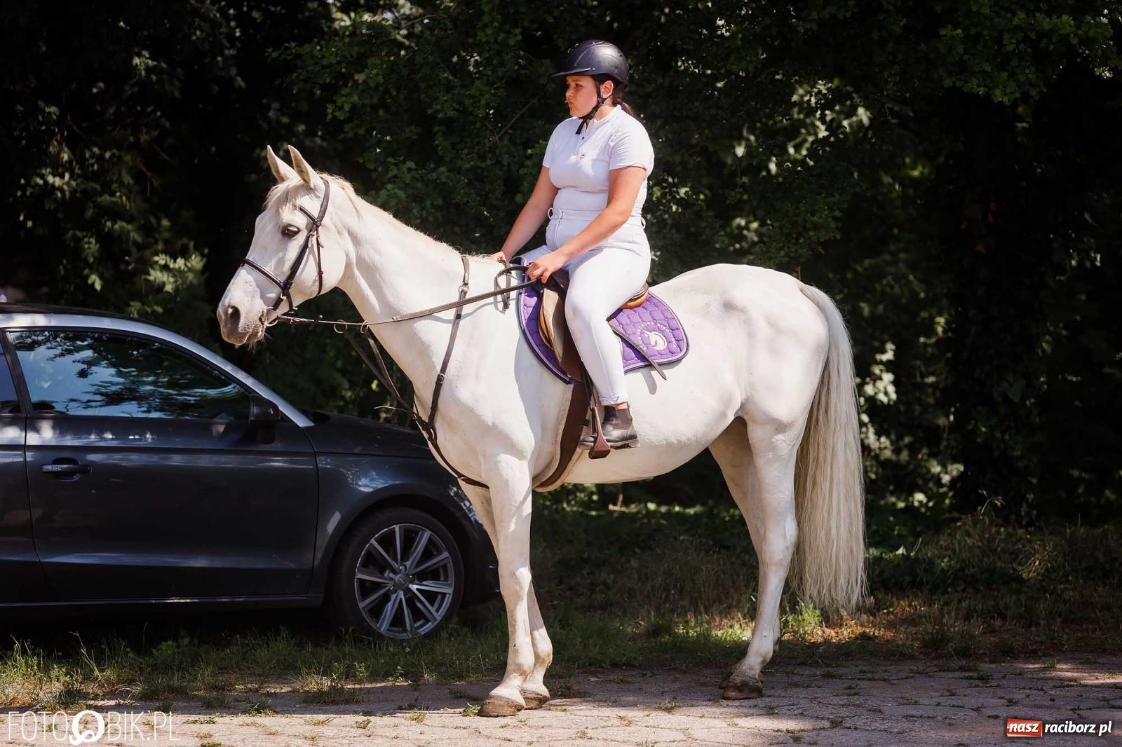 Zdjęcie w galerii na portalu naszraciborz.pl: Liga jednorożca. Zawody konne w Łubowicach wiadomości z regionu