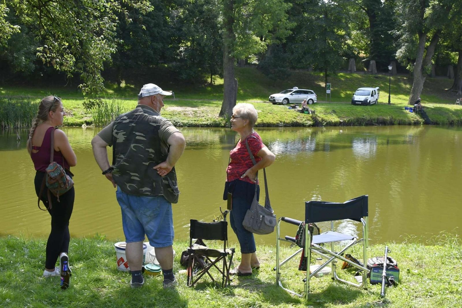 Zdjęcie w galerii na portalu naszraciborz.pl: Zawody w Krowiarkach. Wędkarze lubią tu przyjeżdżać wiadomości z regionu