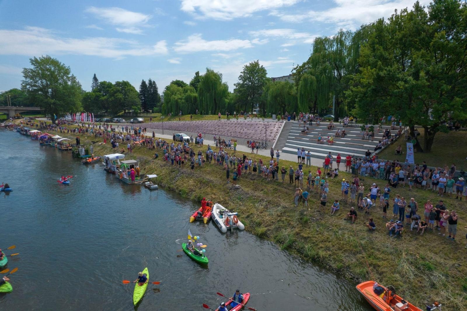 Zdjęcie w galerii na portalu naszraciborz.pl: Raciborskie Pływadło z lotu ptaka [FOTO i WIDEO] wiadomości z regionu