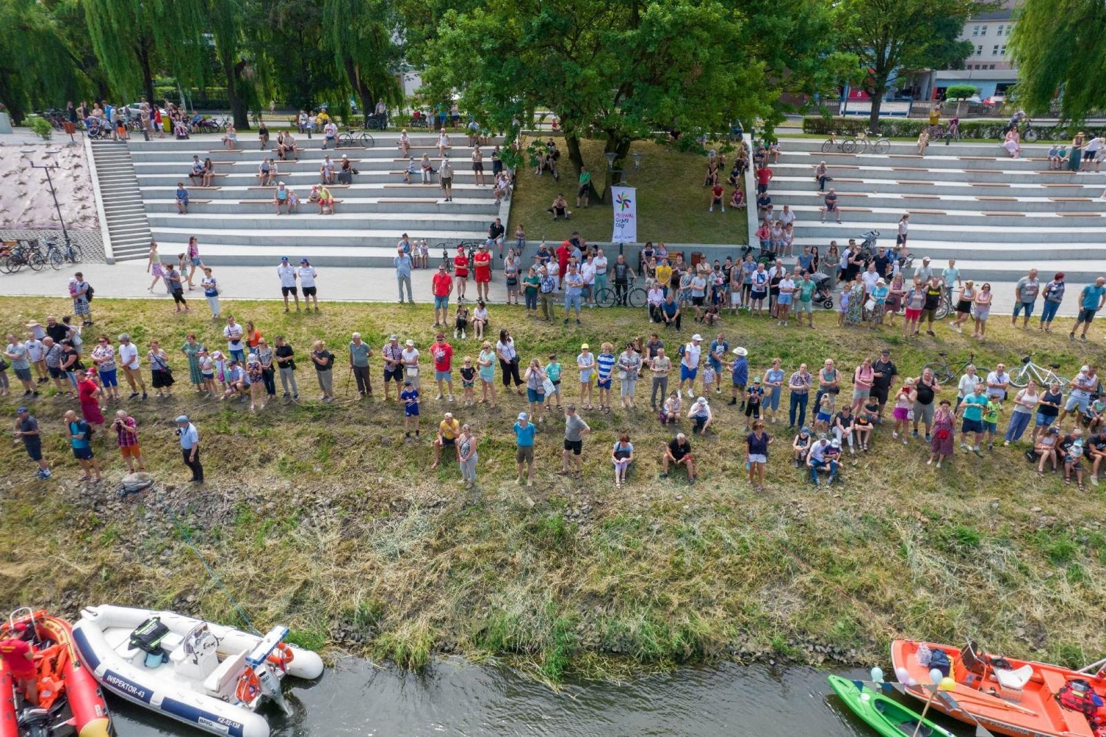 Zdjęcie w galerii na portalu naszraciborz.pl: Raciborskie Pływadło z lotu ptaka [FOTO i WIDEO] wiadomości z regionu