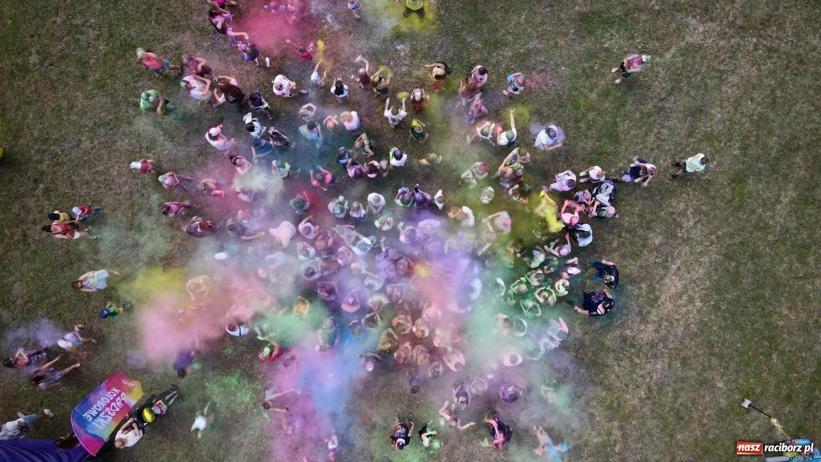 Zdjęcie w galerii na portalu naszraciborz.pl: Raciborskie Holi Święto Kolorów wiadomości z regionu
