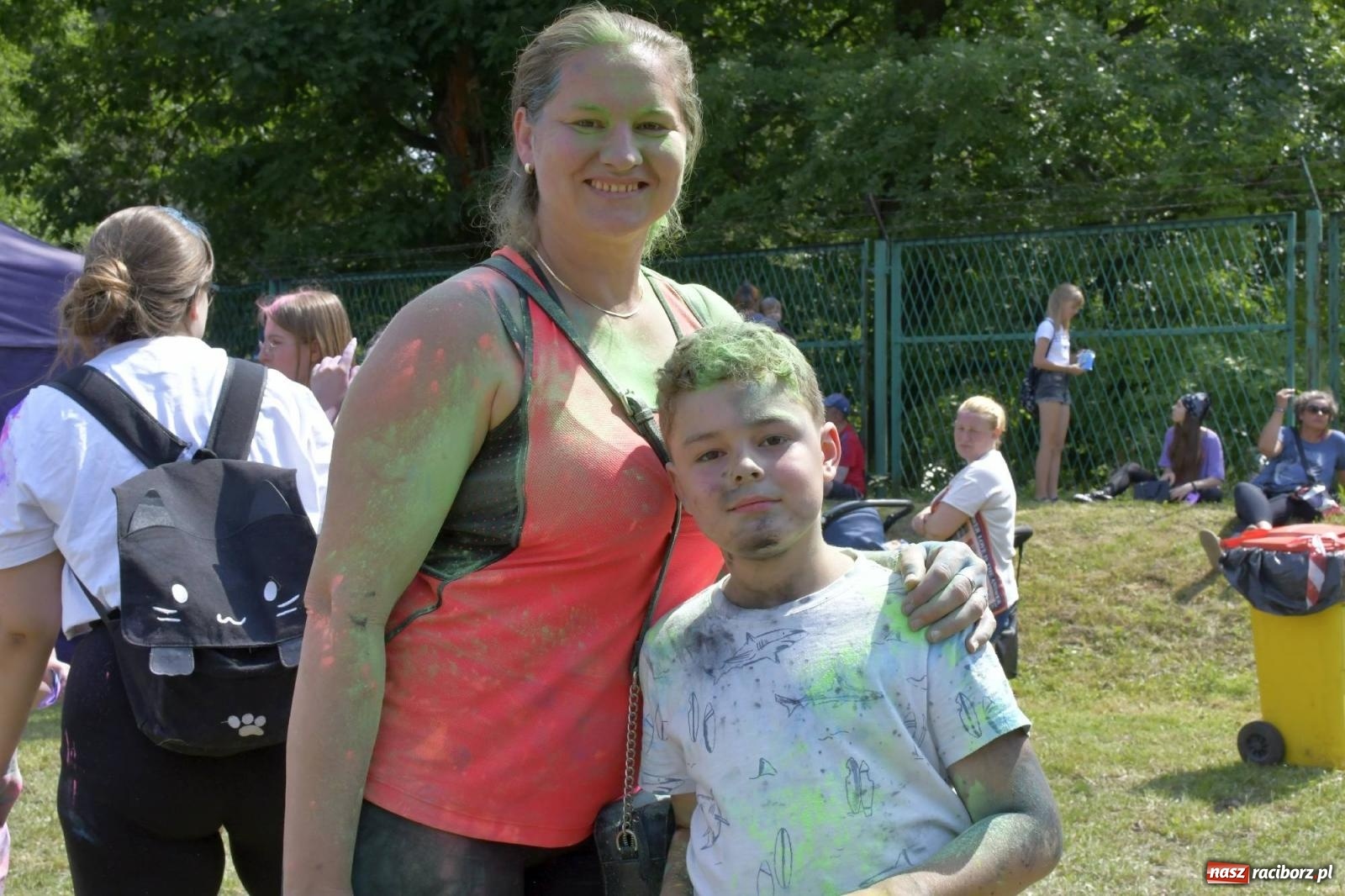 Zdjęcie w galerii na portalu naszraciborz.pl: Raciborskie Holi Święto Kolorów wiadomości z regionu