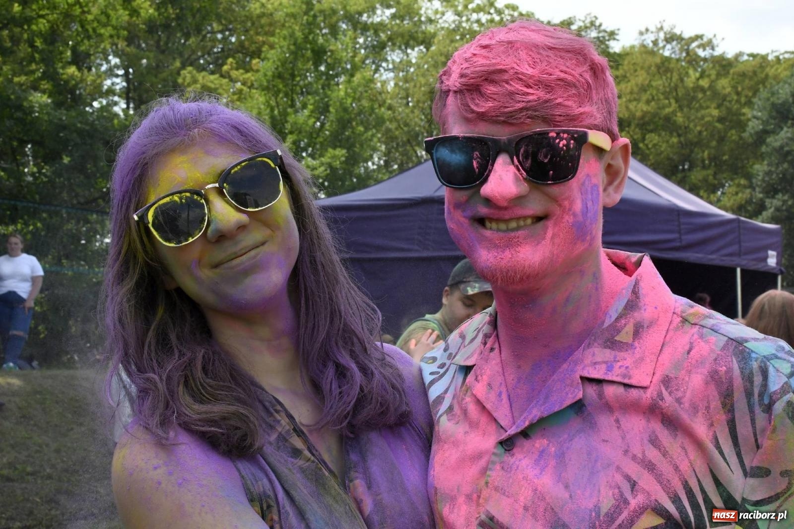 Zdjęcie w galerii na portalu naszraciborz.pl: Raciborskie Holi Święto Kolorów wiadomości z regionu