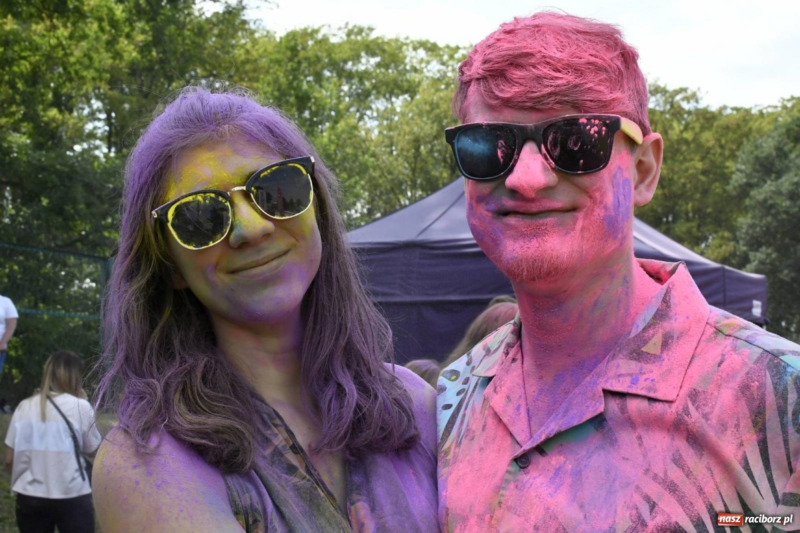 Zdjęcie w galerii na portalu naszraciborz.pl: Raciborskie Holi Święto Kolorów wiadomości z regionu