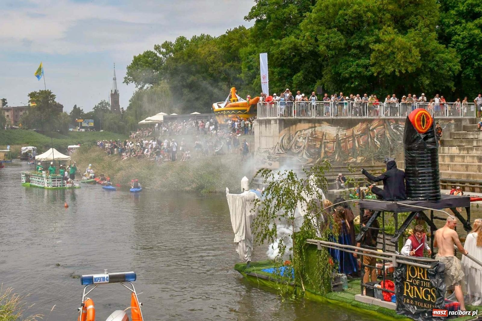 Zdjęcie w galerii na portalu naszraciborz.pl: Ponad trzydzieści pływadeł wypłynęło z Raciborza [FOTO i WIDEO] wiadomości z regionu