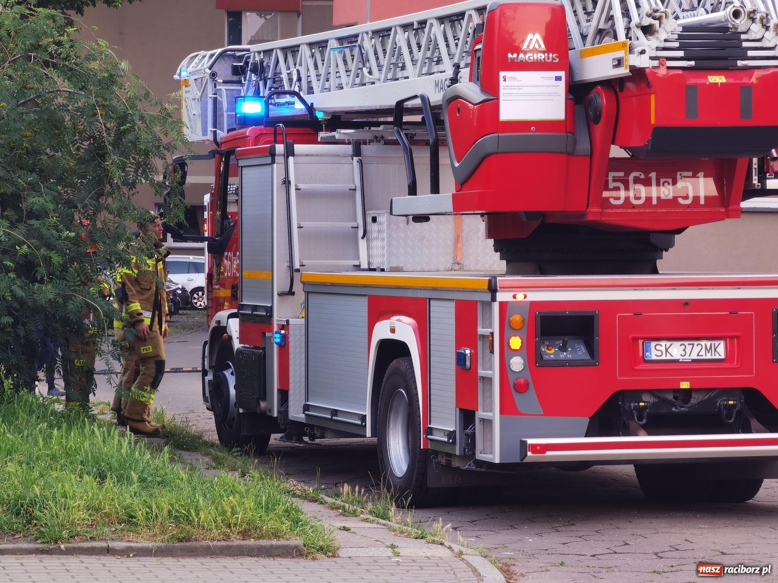 Zdjęcie w galerii na portalu naszraciborz.pl: Raport 998. Czad przy Drzymały i Kościuszki wiadomości z regionu