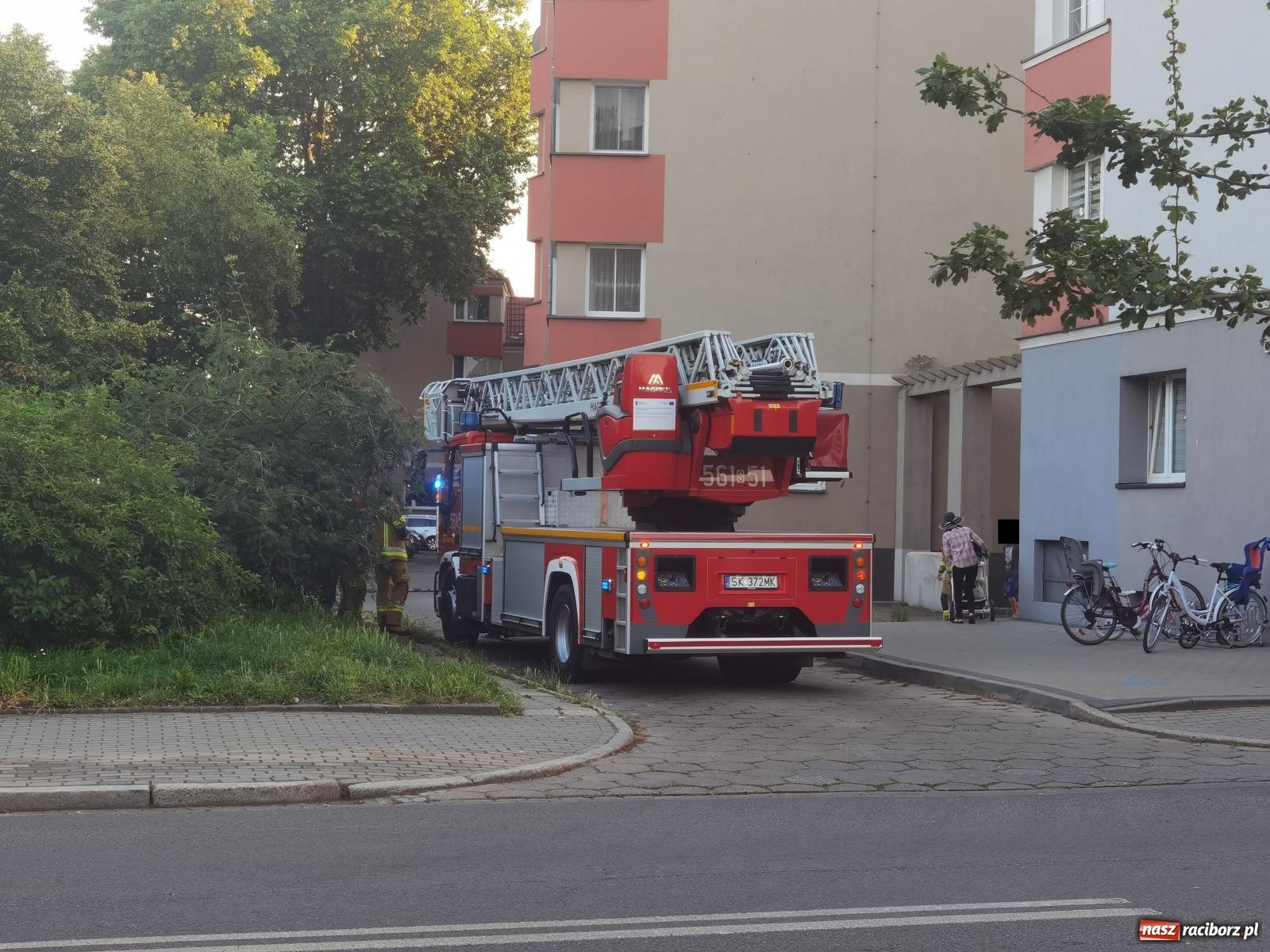 Zdjęcie w galerii na portalu naszraciborz.pl: Raport 998. Czad przy Drzymały i Kościuszki wiadomości z regionu