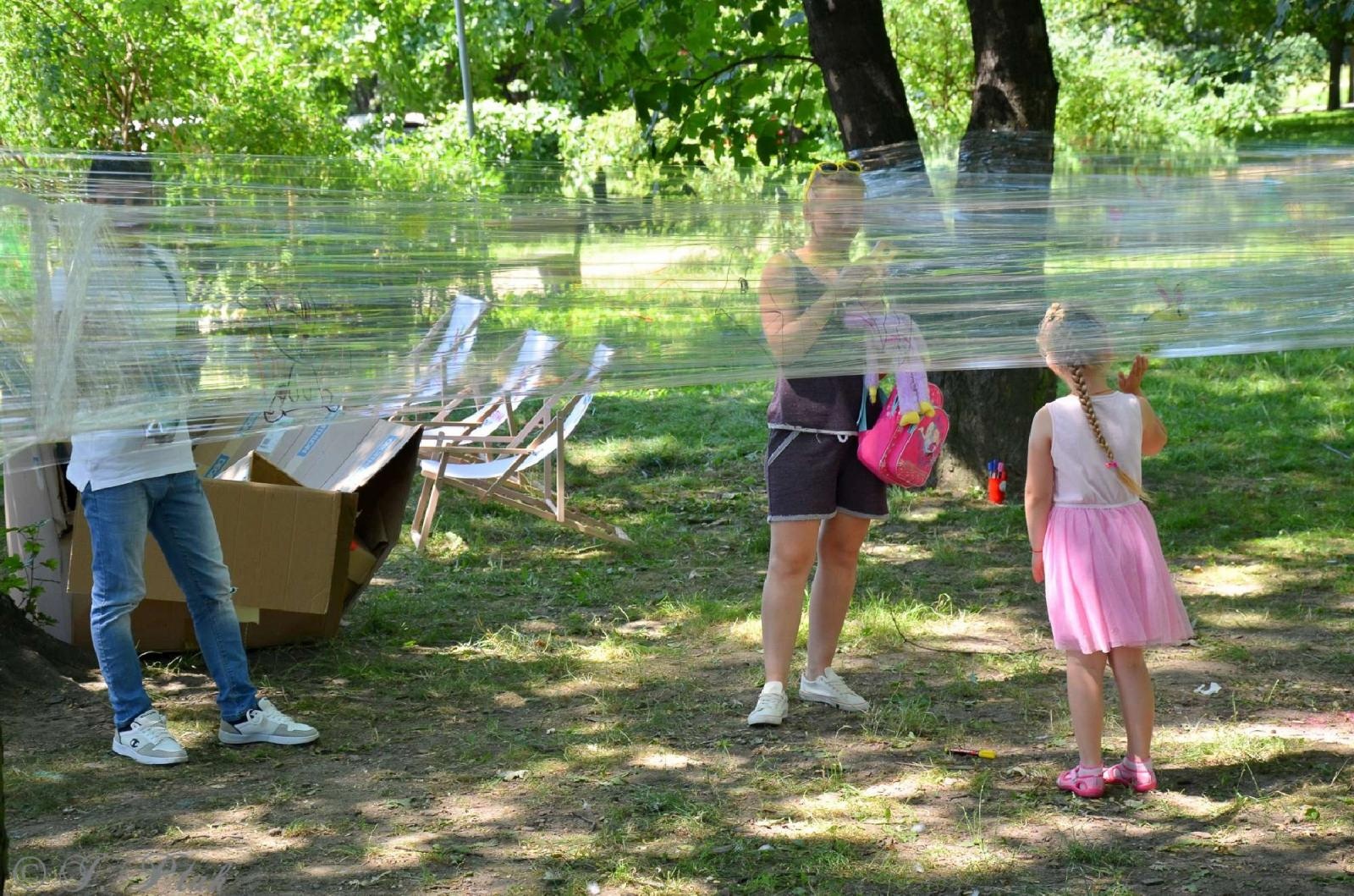 Zdjęcie w galerii na portalu naszraciborz.pl: Raciborzanka dla ochłody i basenik na plaży - niedziela na bulwarach wiadomości z regionu