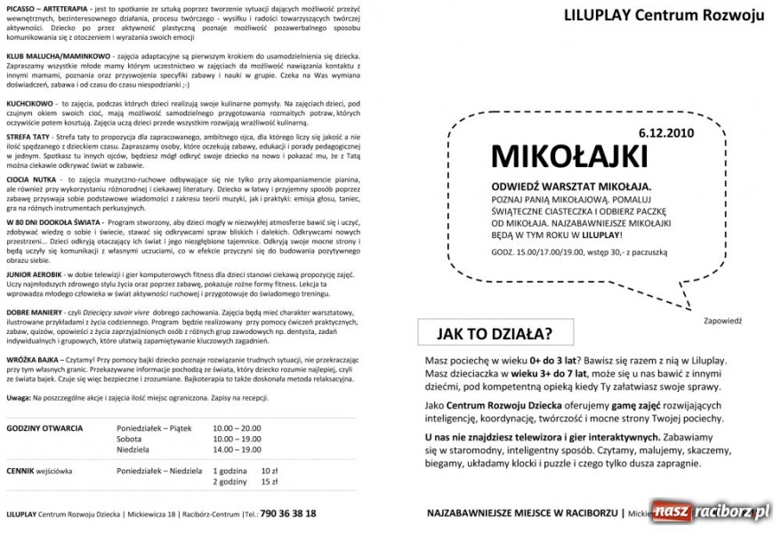 Zdjęcie w galerii na portalu naszraciborz.pl: Najzabawniejsze miejsce w mieście wiadomości z regionu