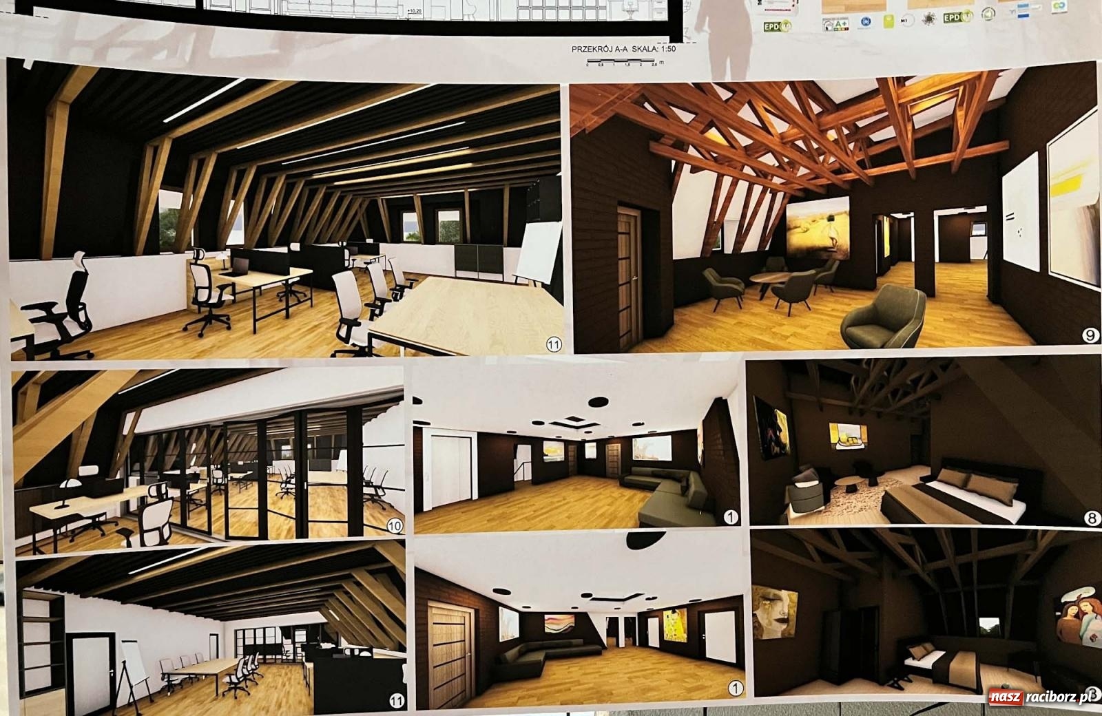 Zdjęcie w galerii na portalu naszraciborz.pl: Wyobraźnia uwolniona. Studenci pokazali jak mogłyby wyglądać wnętrza rzuchowskiego pałacu [FOTO i WIDEO] wiadomości z regionu