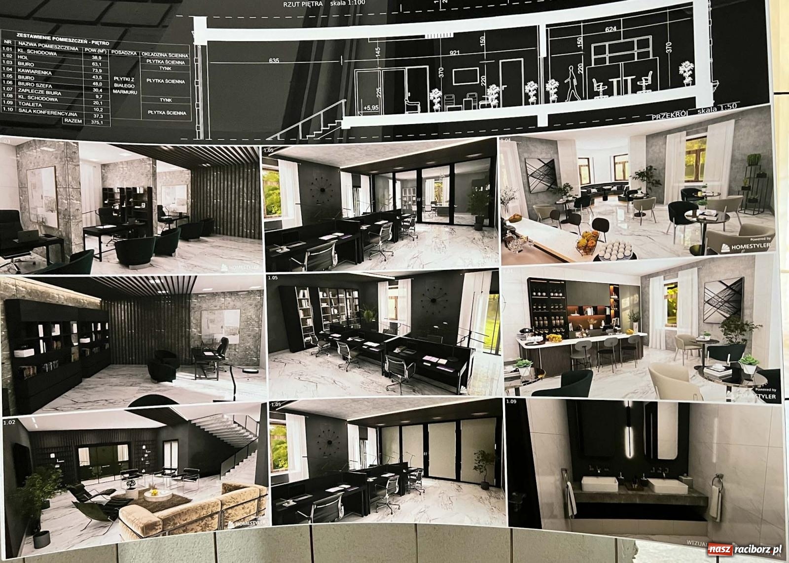 Zdjęcie w galerii na portalu naszraciborz.pl: Wyobraźnia uwolniona. Studenci pokazali jak mogłyby wyglądać wnętrza rzuchowskiego pałacu [FOTO i WIDEO] wiadomości z regionu