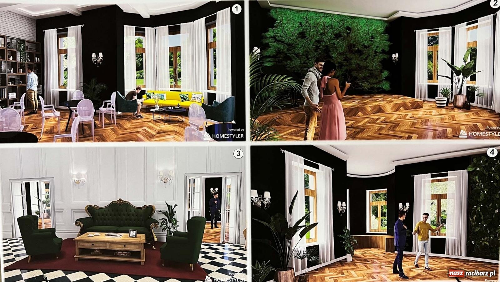 Zdjęcie w galerii na portalu naszraciborz.pl: Wyobraźnia uwolniona. Studenci pokazali jak mogłyby wyglądać wnętrza rzuchowskiego pałacu [FOTO i WIDEO] wiadomości z regionu