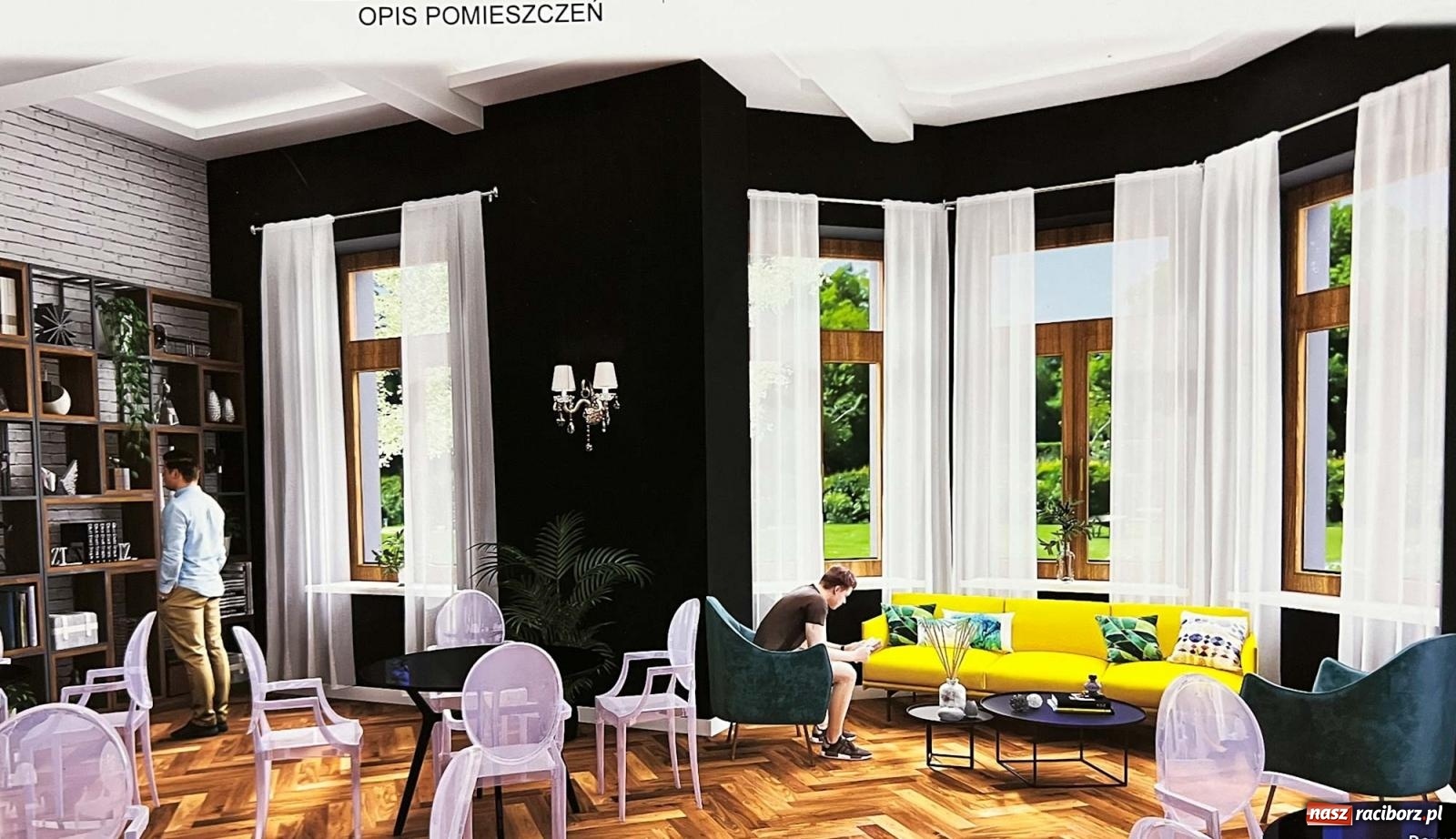 Zdjęcie w galerii na portalu naszraciborz.pl: Wyobraźnia uwolniona. Studenci pokazali jak mogłyby wyglądać wnętrza rzuchowskiego pałacu [FOTO i WIDEO] wiadomości z regionu