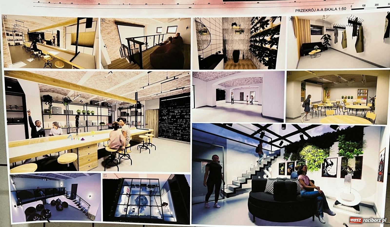 Zdjęcie w galerii na portalu naszraciborz.pl: Wyobraźnia uwolniona. Studenci pokazali jak mogłyby wyglądać wnętrza rzuchowskiego pałacu [FOTO i WIDEO] wiadomości z regionu