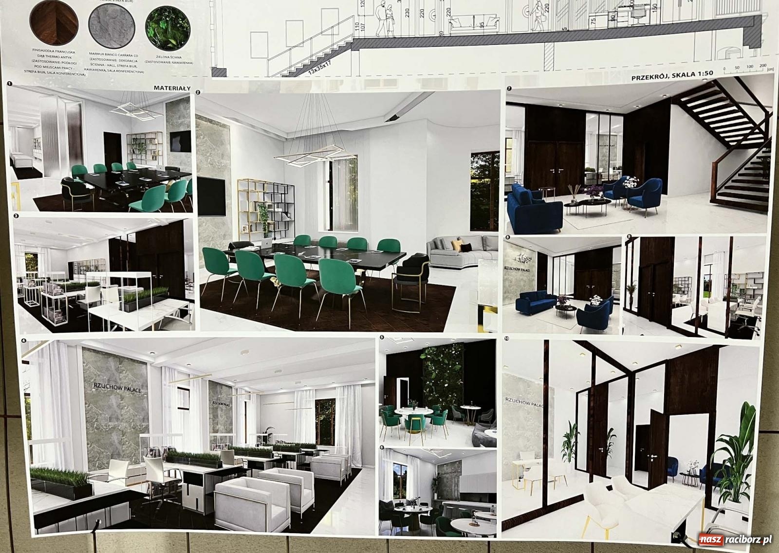 Zdjęcie w galerii na portalu naszraciborz.pl: Wyobraźnia uwolniona. Studenci pokazali jak mogłyby wyglądać wnętrza rzuchowskiego pałacu [FOTO i WIDEO] wiadomości z regionu