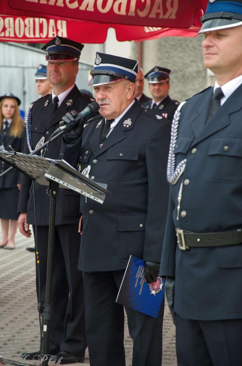 Zdjęcie w galerii na portalu naszraciborz.pl: Strażacy z Babic na 120-lecie jednostki dostali nowy sztandar [FOTO i WIDEO] wiadomości z regionu