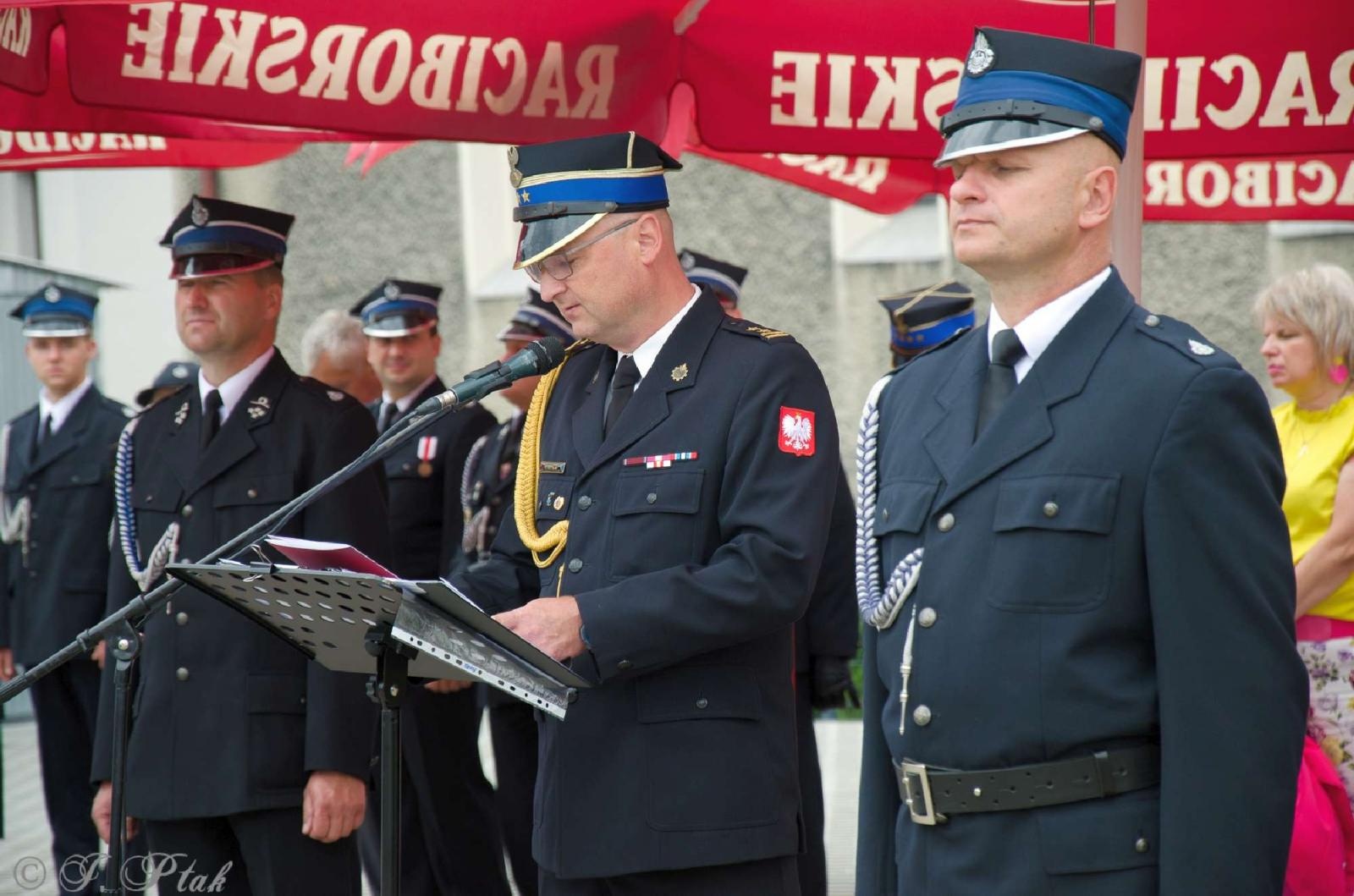 Zdjęcie w galerii na portalu naszraciborz.pl: Strażacy z Babic na 120-lecie jednostki dostali nowy sztandar [FOTO i WIDEO] wiadomości z regionu