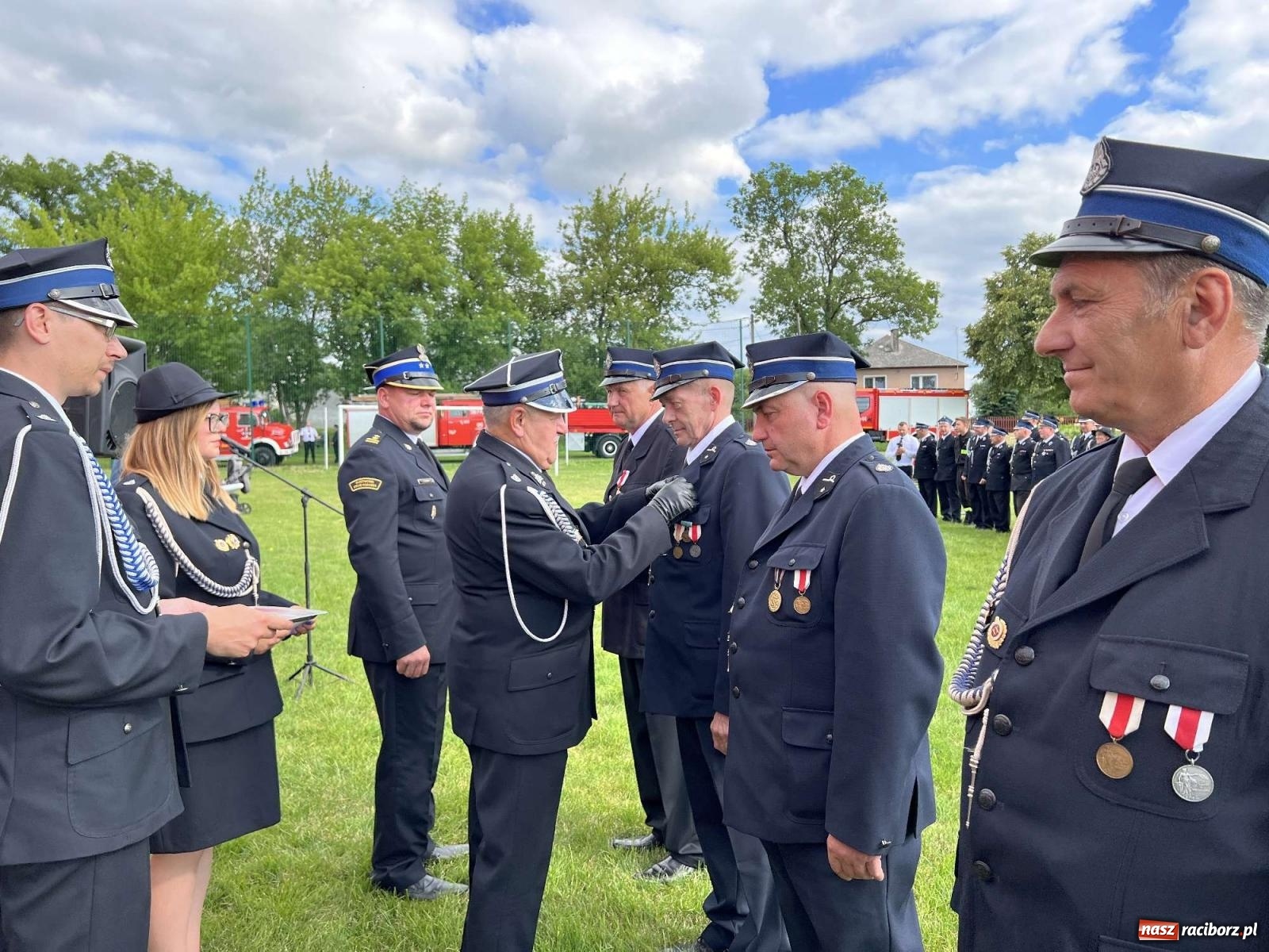 Zdjęcie w galerii na portalu naszraciborz.pl: Złoty Znak Związku na 100-lecie OSP Bojanów wiadomości z regionu