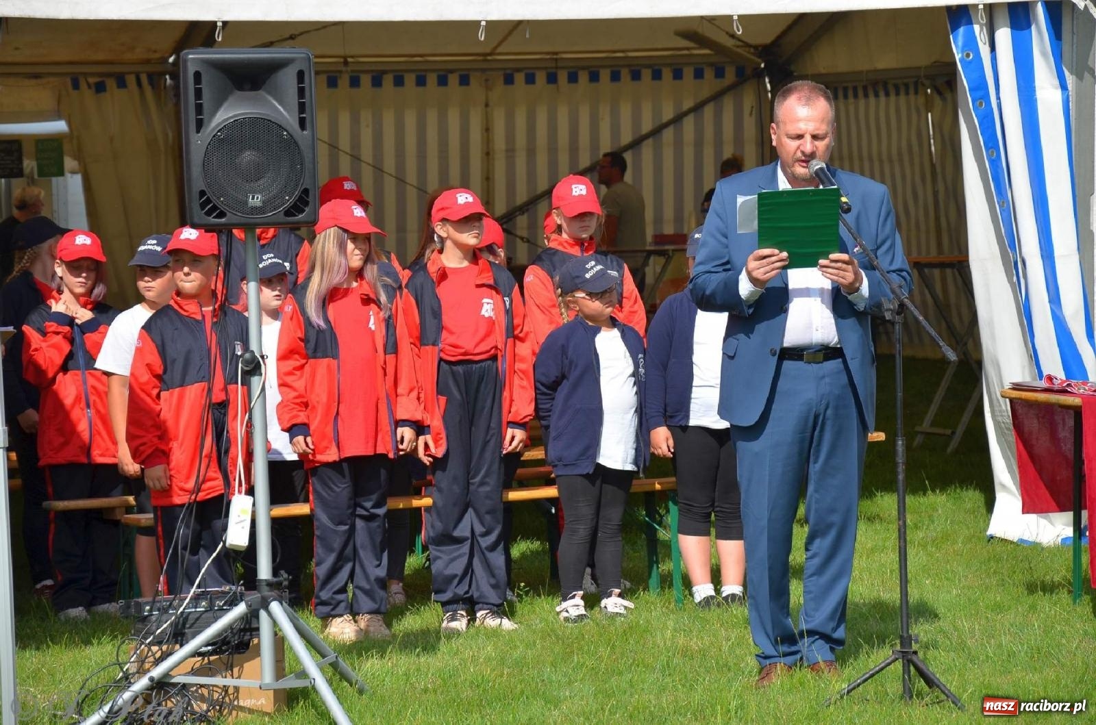 Zdjęcie w galerii na portalu naszraciborz.pl: Złoty Znak Związku na 100-lecie OSP Bojanów wiadomości z regionu
