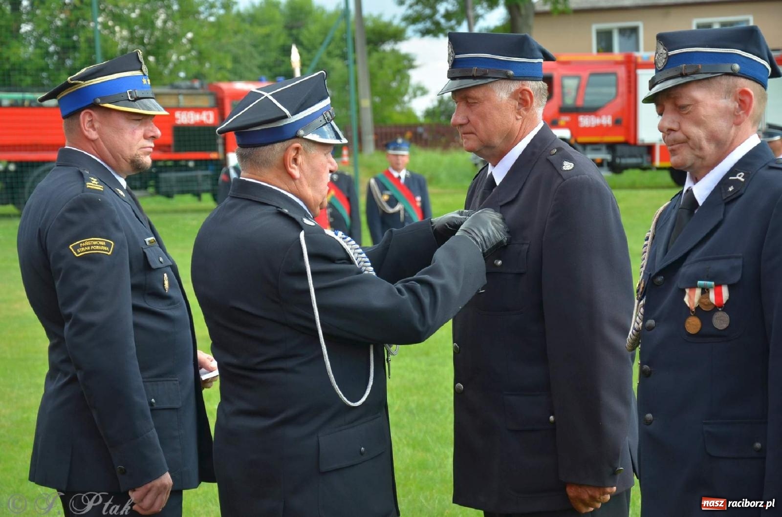 Zdjęcie w galerii na portalu naszraciborz.pl: Złoty Znak Związku na 100-lecie OSP Bojanów wiadomości z regionu
