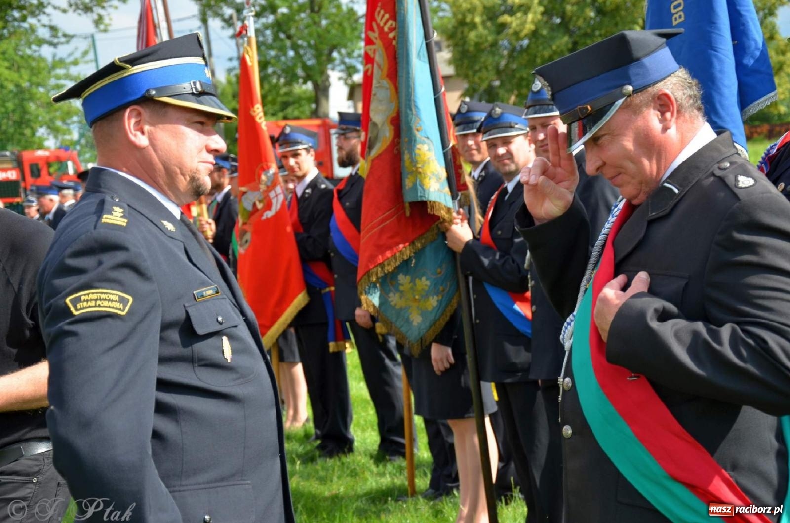 Zdjęcie w galerii na portalu naszraciborz.pl: Złoty Znak Związku na 100-lecie OSP Bojanów wiadomości z regionu