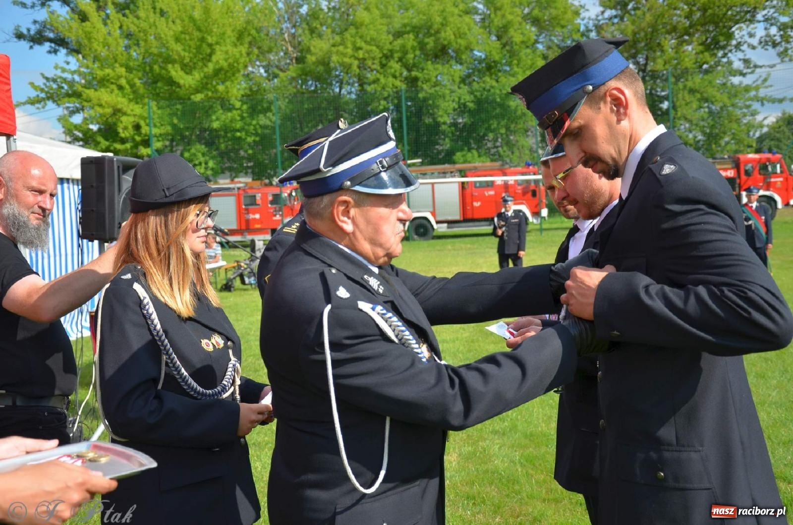 Zdjęcie w galerii na portalu naszraciborz.pl: Złoty Znak Związku na 100-lecie OSP Bojanów wiadomości z regionu