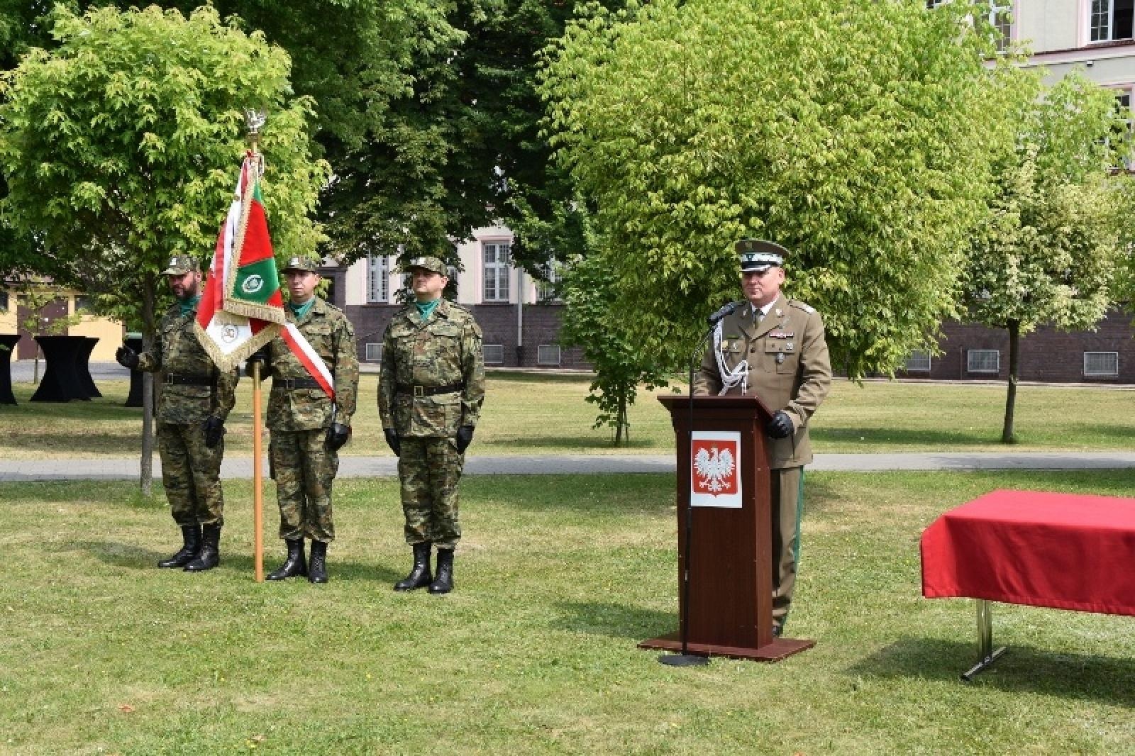 Zdjęcie w galerii na portalu naszraciborz.pl: Ślubowanie nowych śląskich pograniczników w Raciborzu [FOTO] wiadomości z regionu
