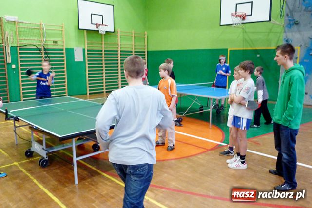 Zdjęcie w galerii na portalu naszraciborz.pl: Ping pong dla najmłodszych wiadomości z regionu
