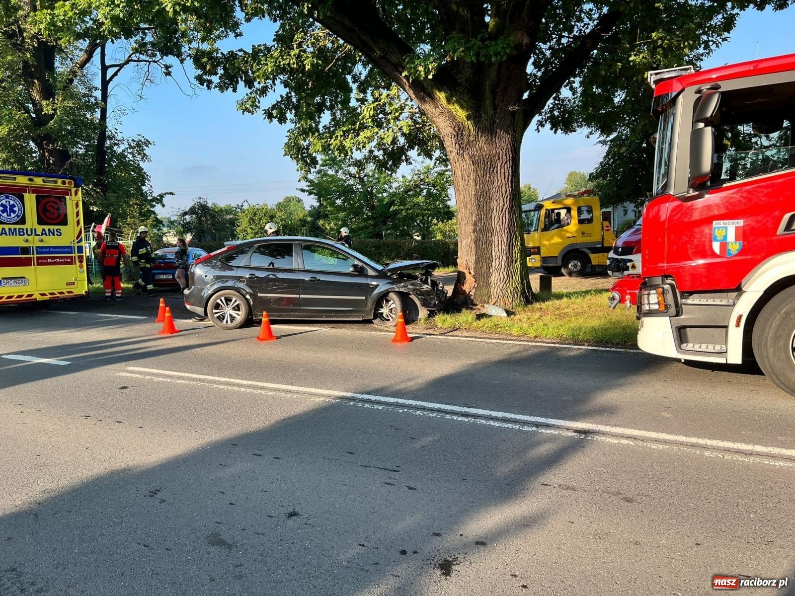 Zdjęcie w galerii na portalu naszraciborz.pl: Ford i toyota zderzyły się na Brzeskiej. Jeden z kierujących pod wpływem! wiadomości z regionu