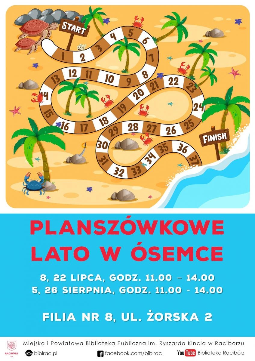 Zdjęcie w galerii na portalu naszraciborz.pl: Biblioteka zaprasza na Planszówkowe Lato w Ósemce wiadomości z regionu