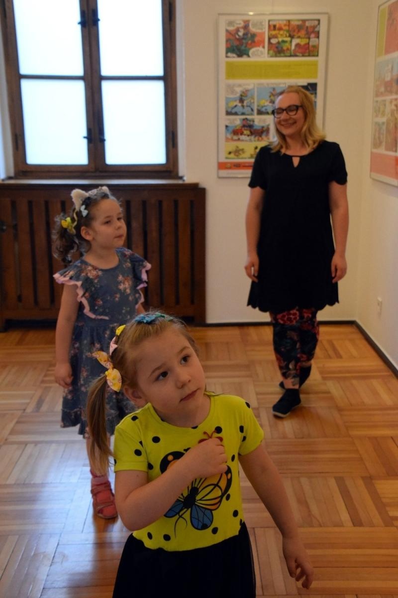 Zdjęcie w galerii na portalu naszraciborz.pl: Komiksowe podróże małe i duże w Muzeum wiadomości z regionu