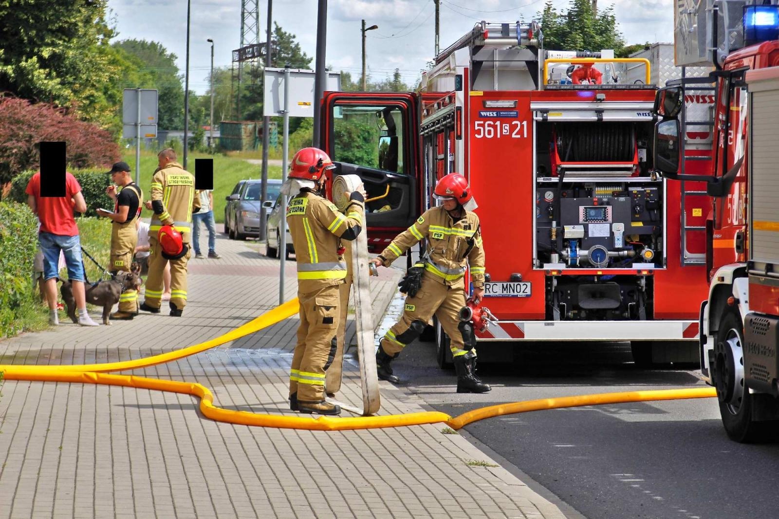 Zdjęcie w galerii na portalu naszraciborz.pl: Pożar w mieszkaniu przy ulicy Eichendorffa [FOTO] wiadomości z regionu