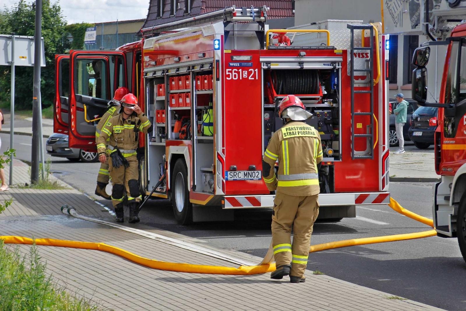 Zdjęcie w galerii na portalu naszraciborz.pl: Pożar w mieszkaniu przy ulicy Eichendorffa [FOTO] wiadomości z regionu