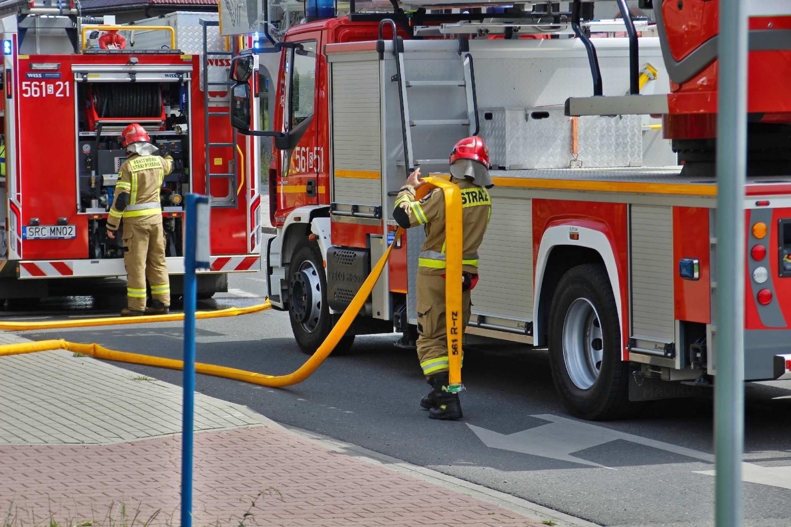 Zdjęcie w galerii na portalu naszraciborz.pl: Pożar w mieszkaniu przy ulicy Eichendorffa [FOTO] wiadomości z regionu