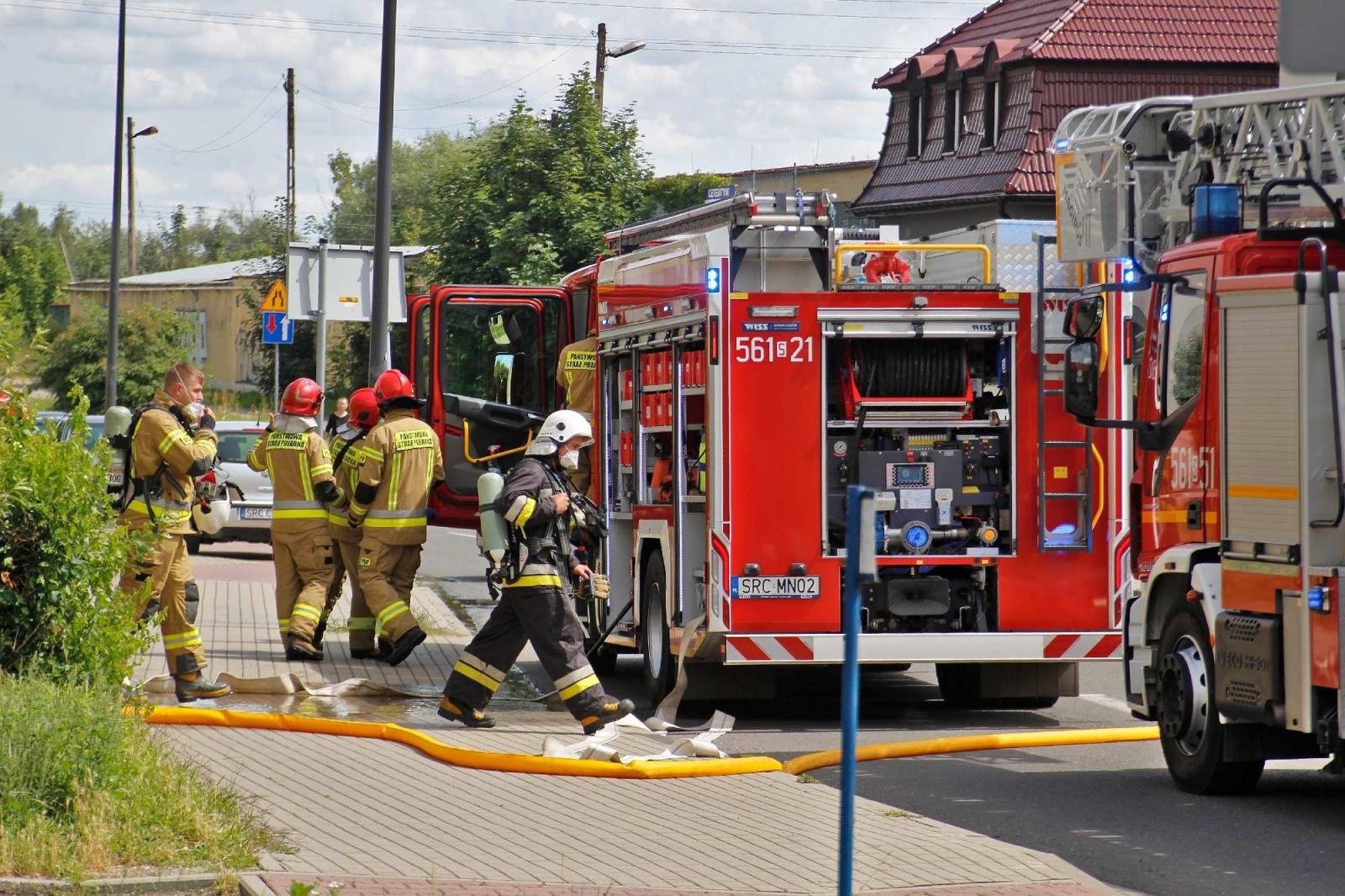Zdjęcie w galerii na portalu naszraciborz.pl: Pożar w mieszkaniu przy ulicy Eichendorffa [FOTO] wiadomości z regionu