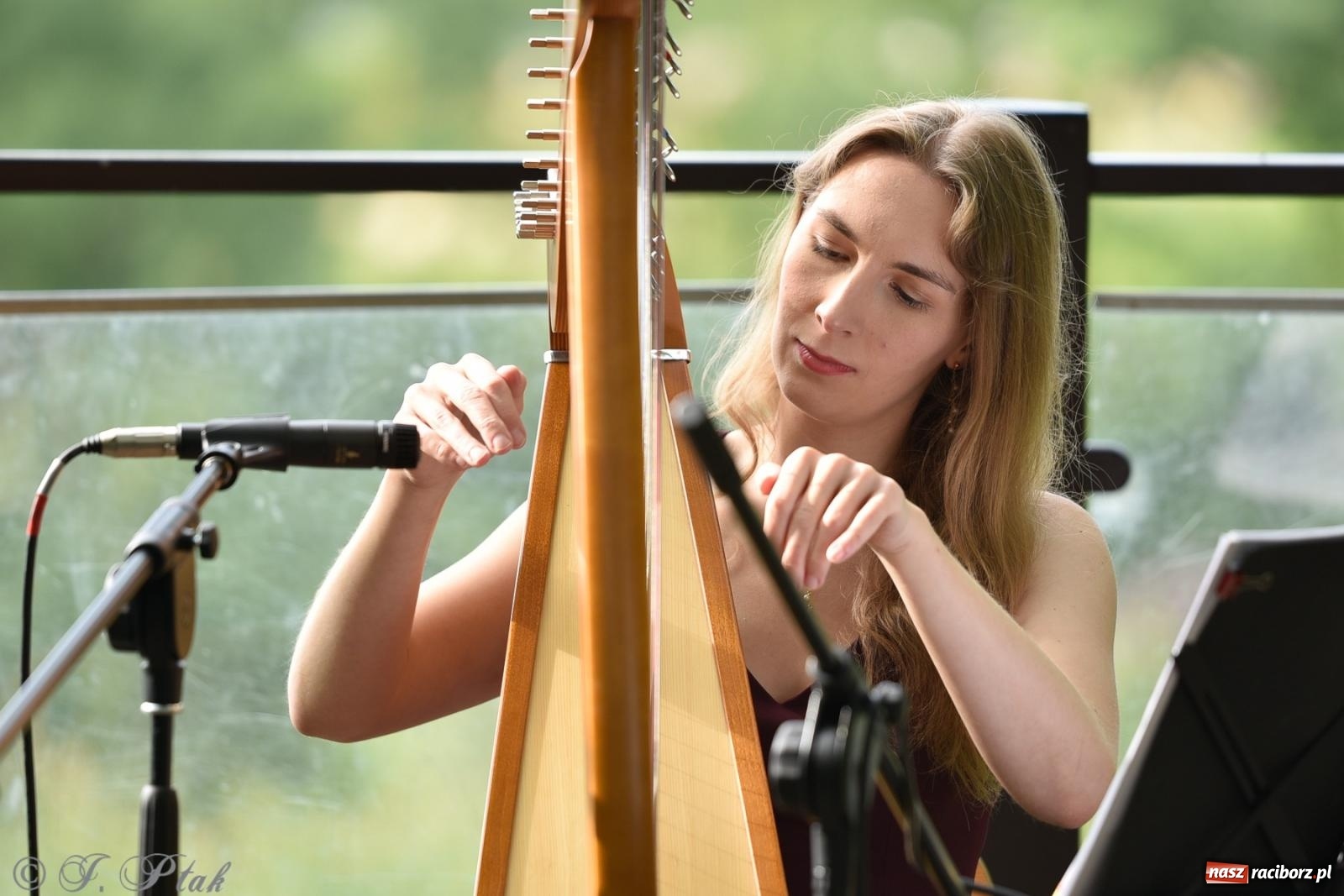 Zdjęcie w galerii na portalu naszraciborz.pl: Justyna Sasnal zaczarowała słuchaczy muzyką na harfie [FOTO i WIDEO] wiadomości z regionu